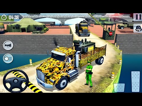 Army Truck Transport Offroad Simulator || US Cargo Vehicle Driving Mountain 3D || Android gameplay#2