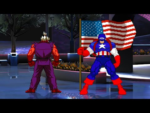 Shin Akuma Vs. Captain America - Strength and Valor