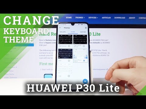 How to Personalize Keyboard in Huawei P30 Lite – Change Keyboard Theme