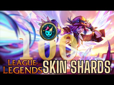 100 Skin Shards Reroll Got Lucky!!! Soul Fighter All-star Loot - League Of Legends