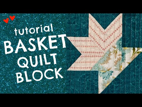 Alex Anderson LIVE:  Basket Quilt Block Tutorial