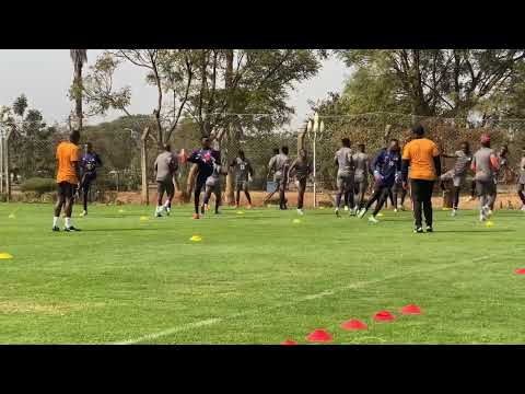 Zambia’s last training before they meet Morocco tomorrow! #ElevenElevenTV 