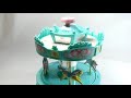 Collectible Horse Carousel Wind Up Musical Jewelry Box By Moose Mountain Ca 1999