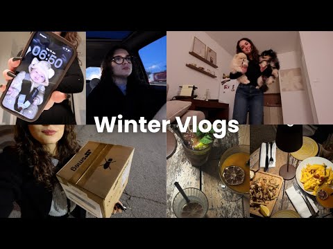 A real WINTER day | 6AM morning, shopping & evening drinks | Winter Vlogs