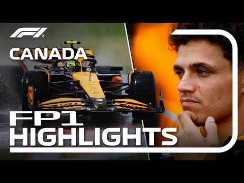 F1 2024 第9戦カナダGP FP1ハイライト動画