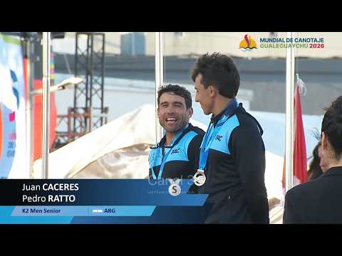 🥈 JUAN IGNACIO CÁCERES, SUBCAMPEÓN MUNDIAL DE CANOTAJE 2026 EN CATEGORÍA K2 SENIOR