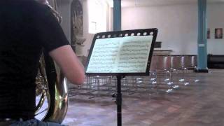 Bach Partita in a minor, Allemande, BWV 1013