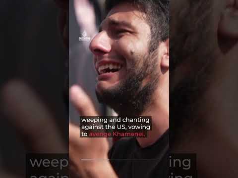 Masses of Iranians defy heatwave on second day of Khamenei’s funeral | AJ #shorts