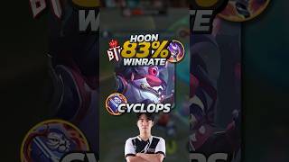 BTK Hoon 83% Winrate Cyclops S34 Build! Mobile Legends #mobilelegends #mlbb #gaming