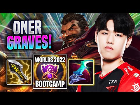 ONER IS A GOD WITH GRAVES! - T1 Oner Plays Graves JUNGLE vs Sejuani! | Bootcamp 2022