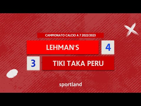 HIGHLIGHTS • Finale 3/4 posto Campionato Calcio a 7 - Lehman's vs Tiki Taka Perù