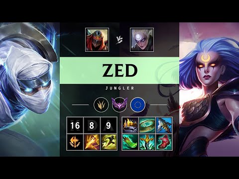 Zed Jungle vs Diana - EUW Master Patch 25.04