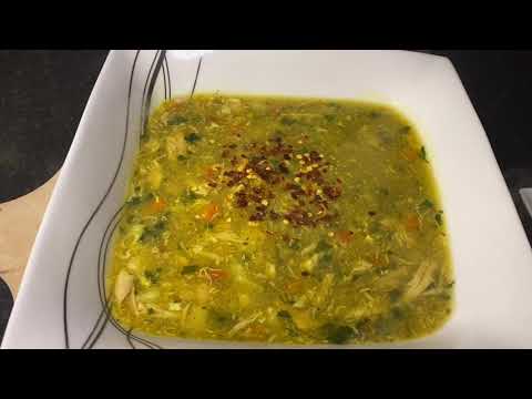 How to make Afghan chicken soup