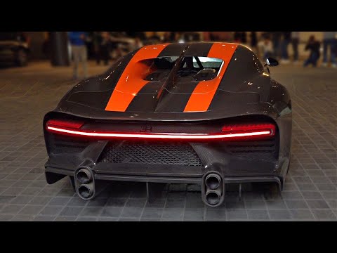 Bugatti Chiron Super Sport 300+ with Straight Pipes START UP & REVS Feat. LOUD Quad-Turbo W16 Sounds