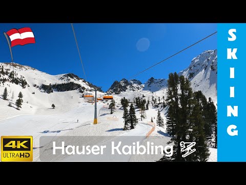 SKIING Hauser Kaibling blue pistes - Ski Amadé | 4K 60fps