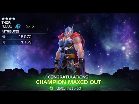 Maxing Out 4-Star Thor | Marvel Contest of Champions