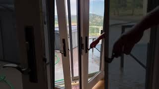 4213 Nambe - how to lock and unlock the double French patio doors