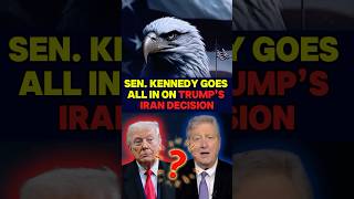 Senator Kennedy Goes ALL IN on Trump’s Iran Decision! 🔥 #trump #iran #funny