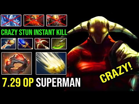 SUPERMAN IS BACK!! Imba 2 Hit Deleted Sven 7.29 King of Late Game with Full Aghs + Giant's Ring DotA