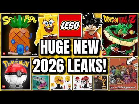 NEW LEGO LEAKS! (Dragon Ball, Spongbob, Pokemon, Promos & MORE!)