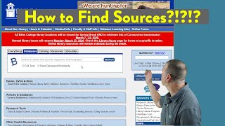 How to Find Sources for a Research Paper