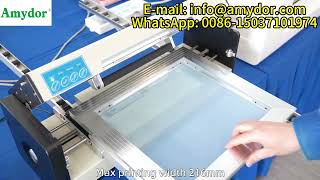 Mesin Sablon Digital Amydor: Bekerja langsung dari komputer ke sablon