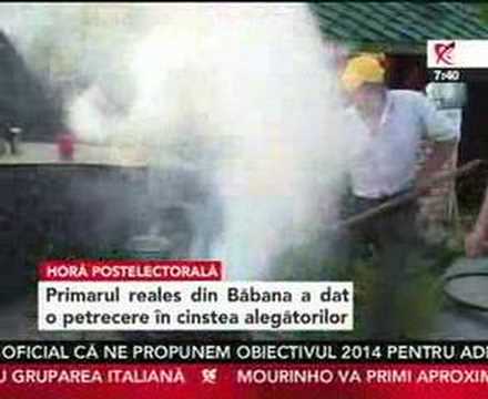 Primarul din Băbana i-a cinstit pe alegătorii săi