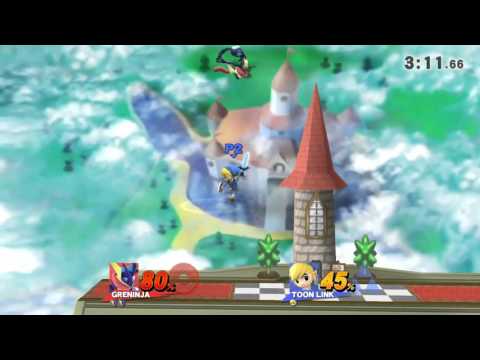 greninja(2blu) VS. toon link(Xio)