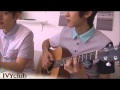 Baekhyun and Chanyeol playing the guitar + ...