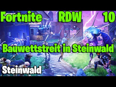 LP Fortnite RDW - Rette die Welt - Part 10 - Bauwettstreit in Steinwald
