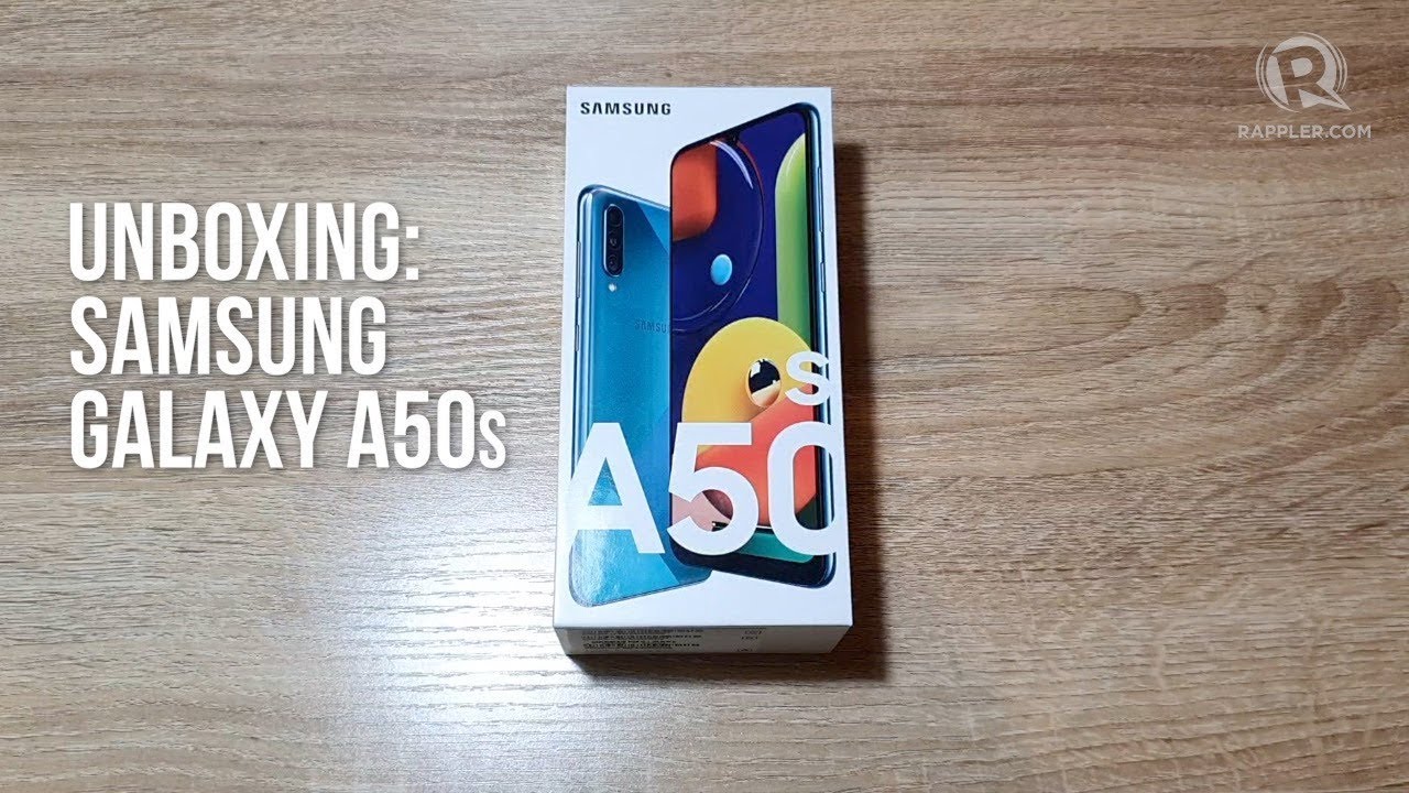 Unboxing: Samsung Galaxy A50s REVISED