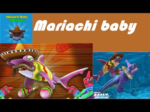 Won Mariachi Baby - Gameplay - Cinco de mayo Event - Hungry Shark Evolution