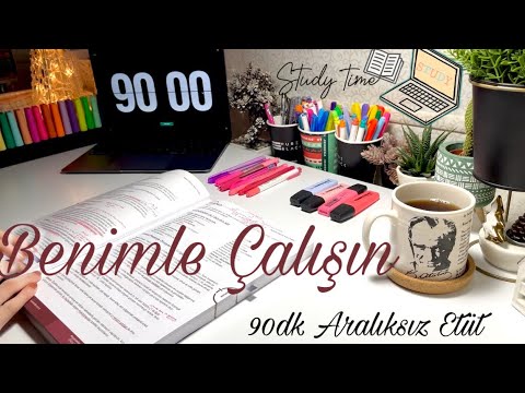 Study With Medical Student 📚 Pomodoro 90 minutes without break