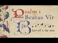 Psalm 1 (The Two Ways) - SATB Choir - Gregorian Chant in English
