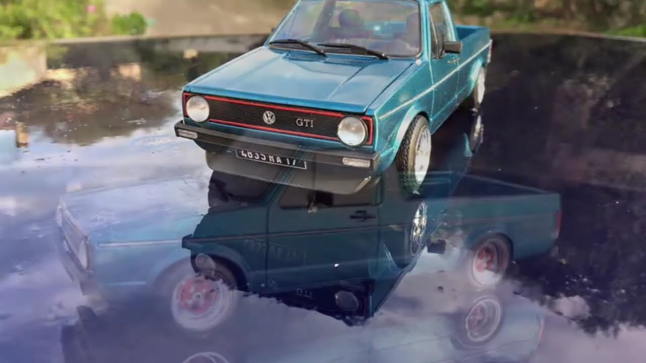 Caddy 1/24 transkit c1 plus golf 1 gti revell