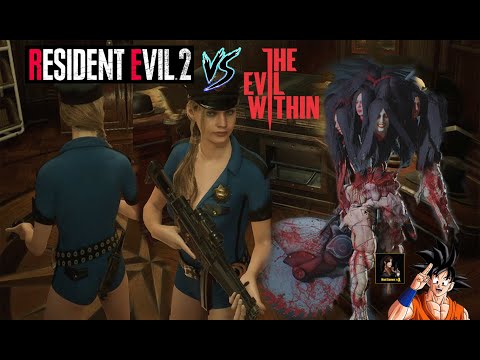 Resident Evil 2 RE Vs The Evil Within Boss