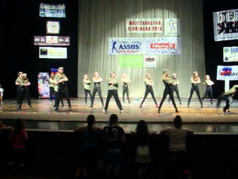 Aura dance Trencin street show formation juniors - Army