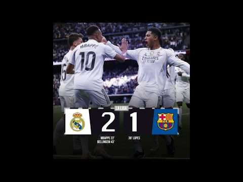 Real madrid vs Barcelona goal moment ⚡edit⚡ RMA 2:1FCB