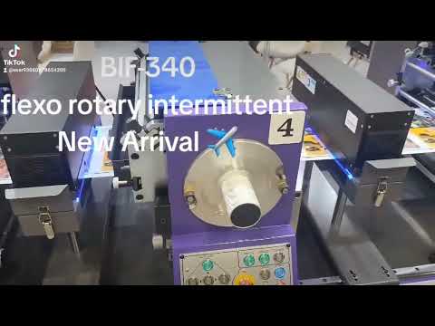 BANGSUNG Bkk Thailand phone: 065-539-4253 intermittent flexo label printing machine BIF-340