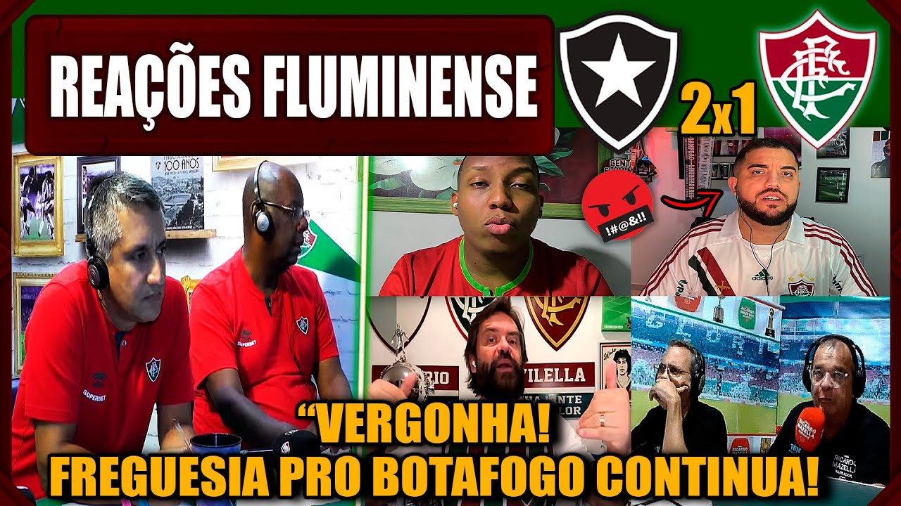 REAÇÕES DO FLUMINENSE - BOTAFOGO 2x1 FLUMINENSE - CARIOCA 2025 - VAMOS RIR DO FLUMINENSE!