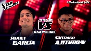 Sidney García vs Santiago Ajitimbay - &quot;Sentada aquí en mi alma&quot; - Batallas - T2 - La Voz Ecuador