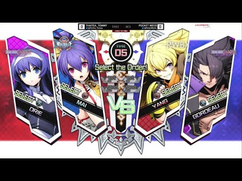 Shikomi BBTAG - ThaiTea_Tommy Vs. Pocket Weeb - BlazBlue: Cross Tag Battle Losers Quarters