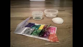 My first stop-motion video! -making slime-  -inspiration: @eeveegrace100 - #cutecraftideas  #slime