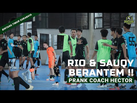 PRANK ULANG TAHUN COACH HÉCTOR - SAUQY & RIO CEKCOK SAAT LATIHAN!
