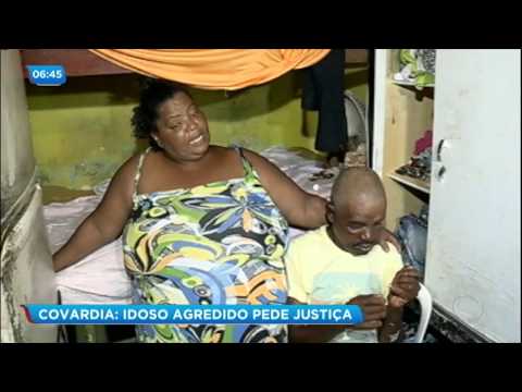 Idoso agredido por lutador pede justiça