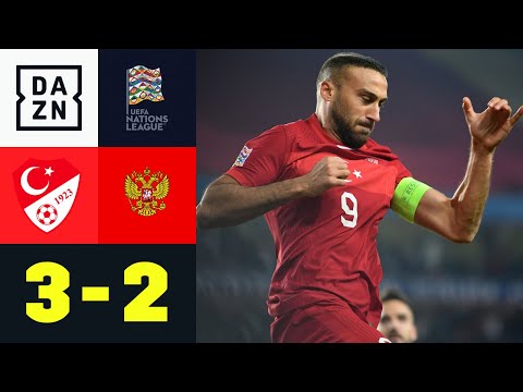 Tosun beschert ersten Sieg seit über einem Jahr: Türkei - Russland 3:2 | UEFA Nations League | DAZN