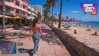 GTA 6 NEW Gameplay Leak, Lucia Beach, CyberLeek, Story Leaks Details. Trailer 3(Grand Theft Auto VI)