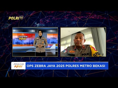 LIVE - KOMPOL SUGIHARTONO OPERASI ZEBRA JAYA 2025 POLRES METRO BEKASI