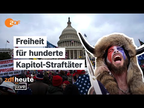 Was Trumps Begnadigungen für Extremisten in den USA bedeuten | ZDFheute live