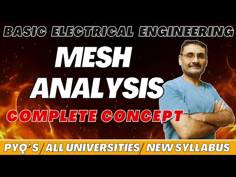 Mesh Analysis | Concept | Problems | BEE | Btech | BSc | JEE | NEET | UPSC | Class 12 Physics